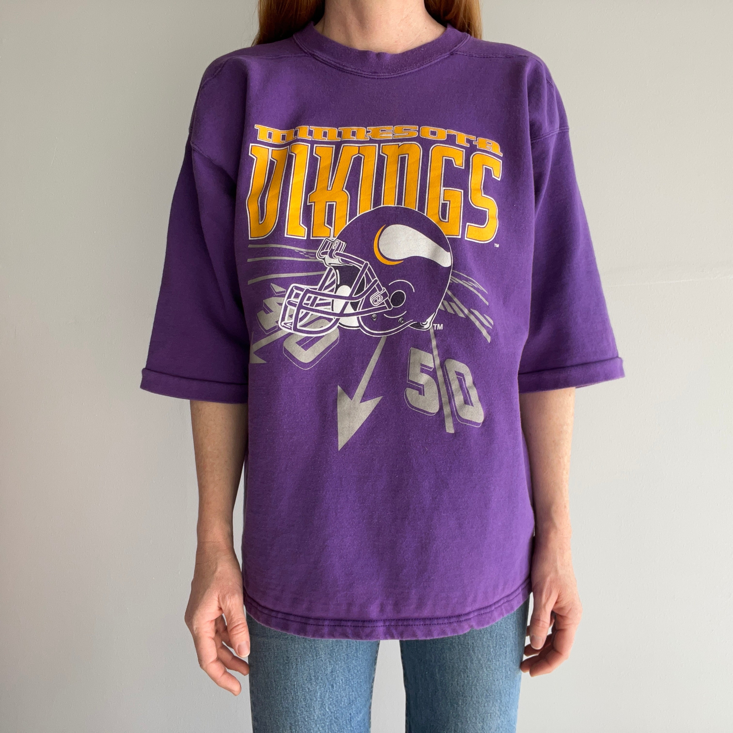 1980s Minnesota Vikings Cotton Sweatshirt by Discus