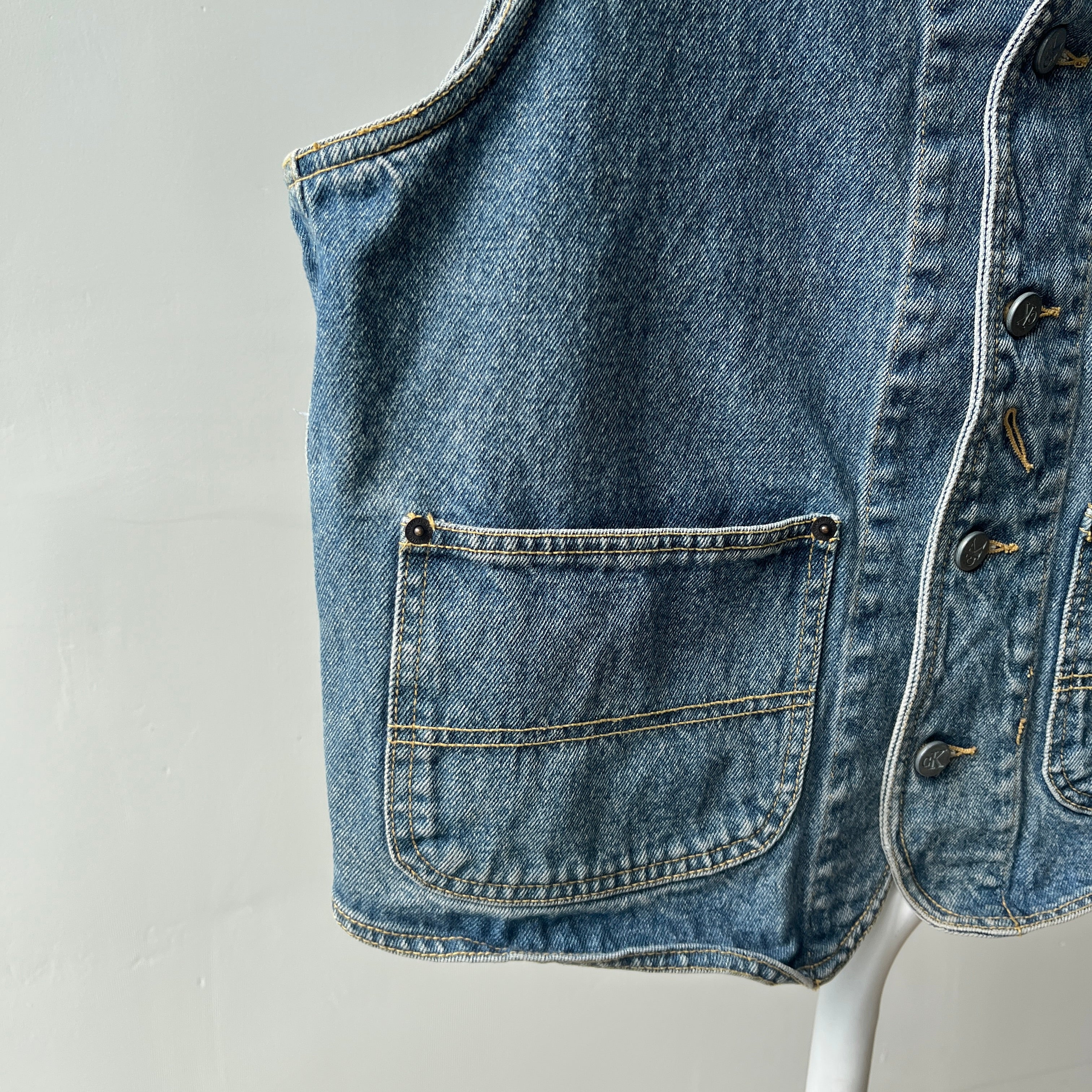 1990s Calvin CK Denim Jean Jacket