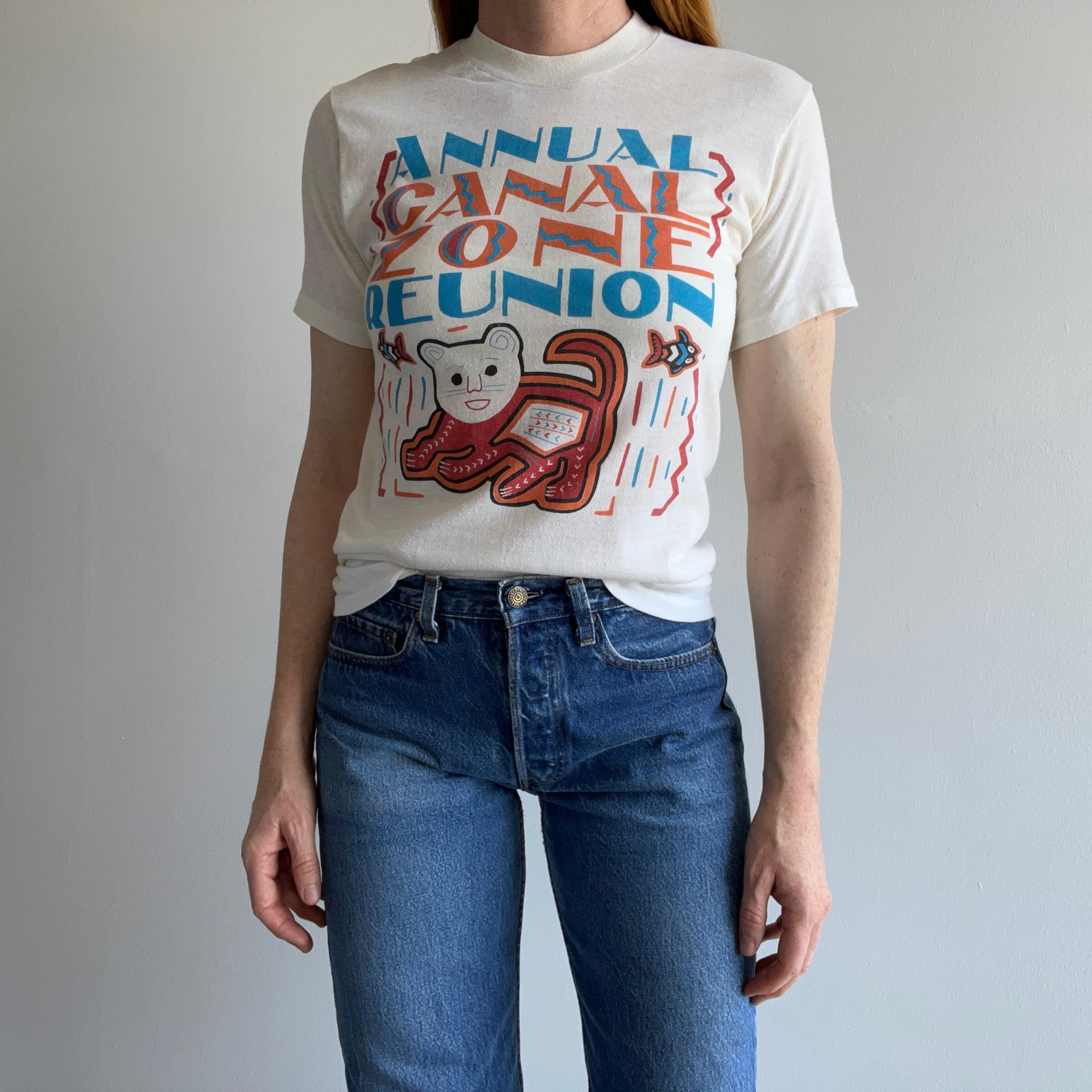 1980s Annual Canal Zone Reunion T-Shirt