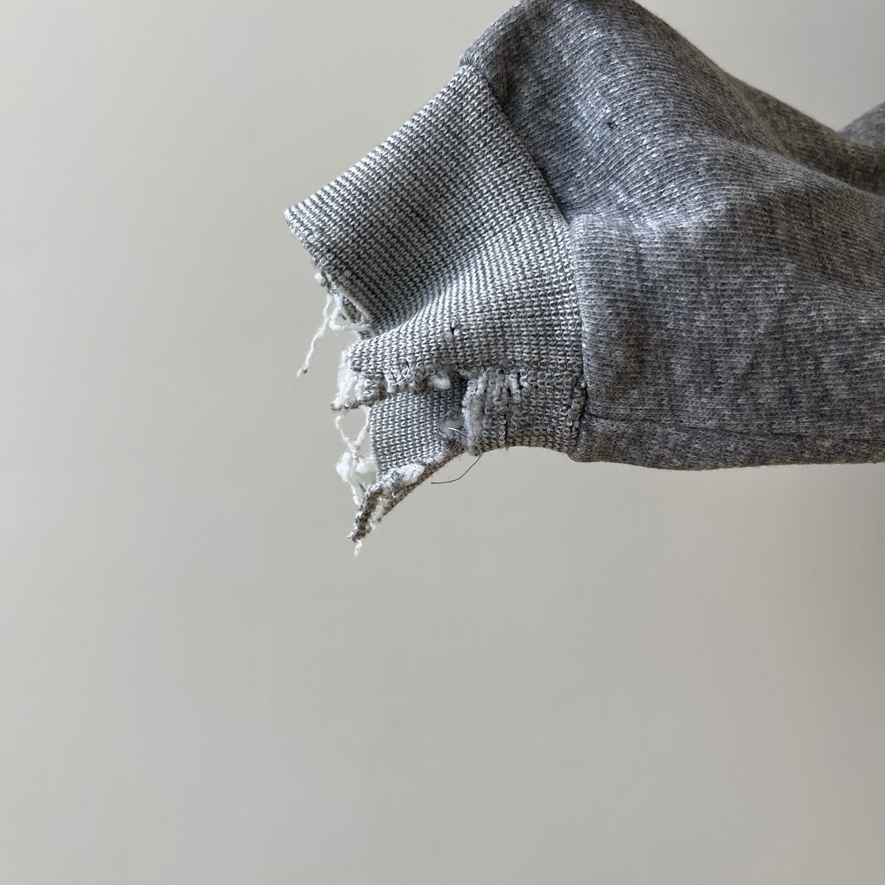 1970s Grey Zip Up Hoodie