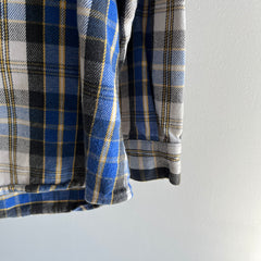 1990s Lager Five Brothers Soft and Worn Cotton Flannel