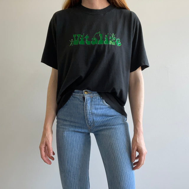1980s "Vitalize" Random Graphic T-Shirt