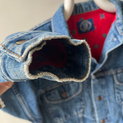 1980s USA Made Cotton Lined GAP Denim Jean Jacket