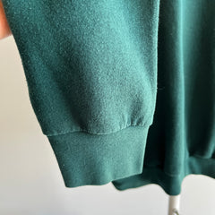 1990s Larger Forest/Hunter Green Sweatshirt