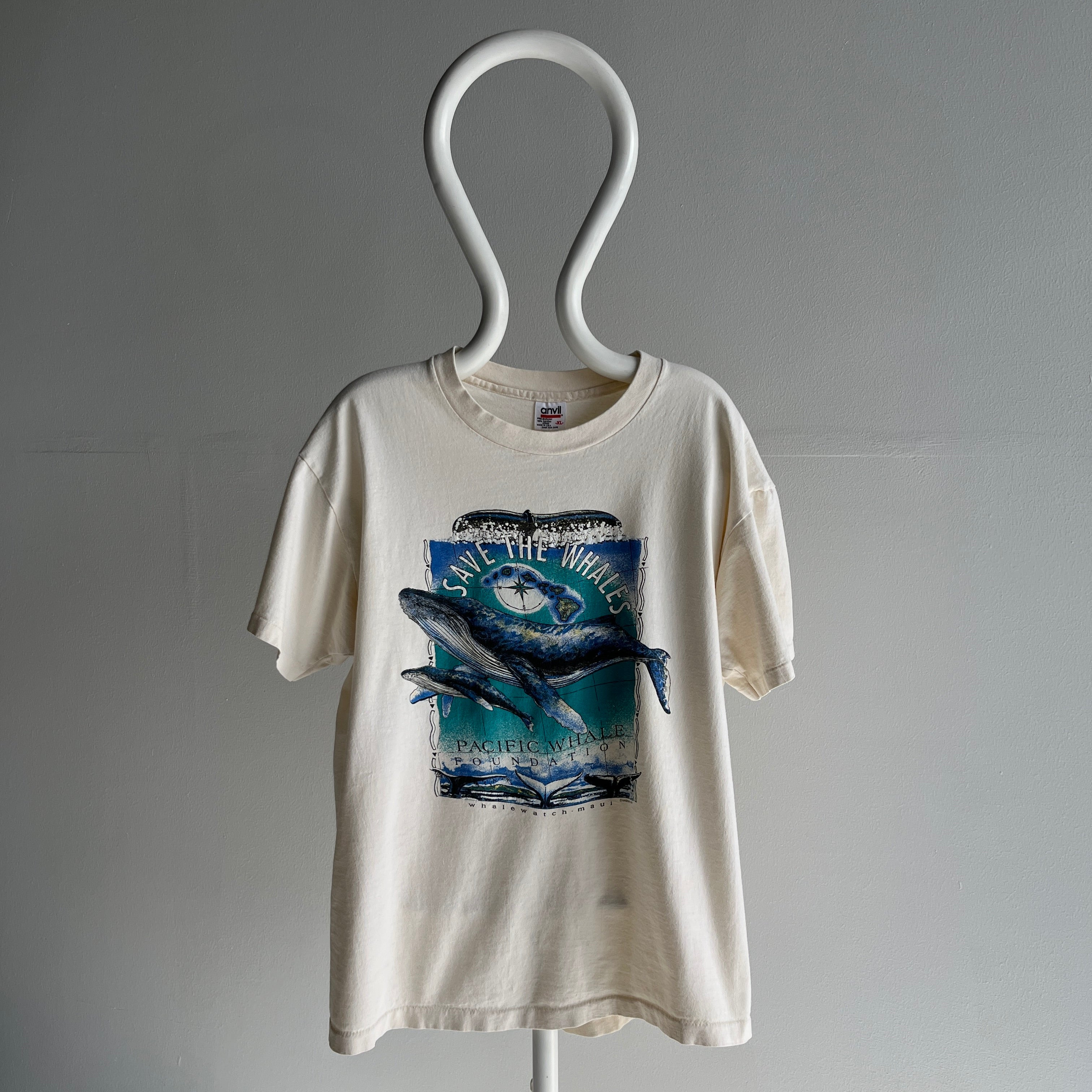 1994 Save The Whales Cotton T-Shirt