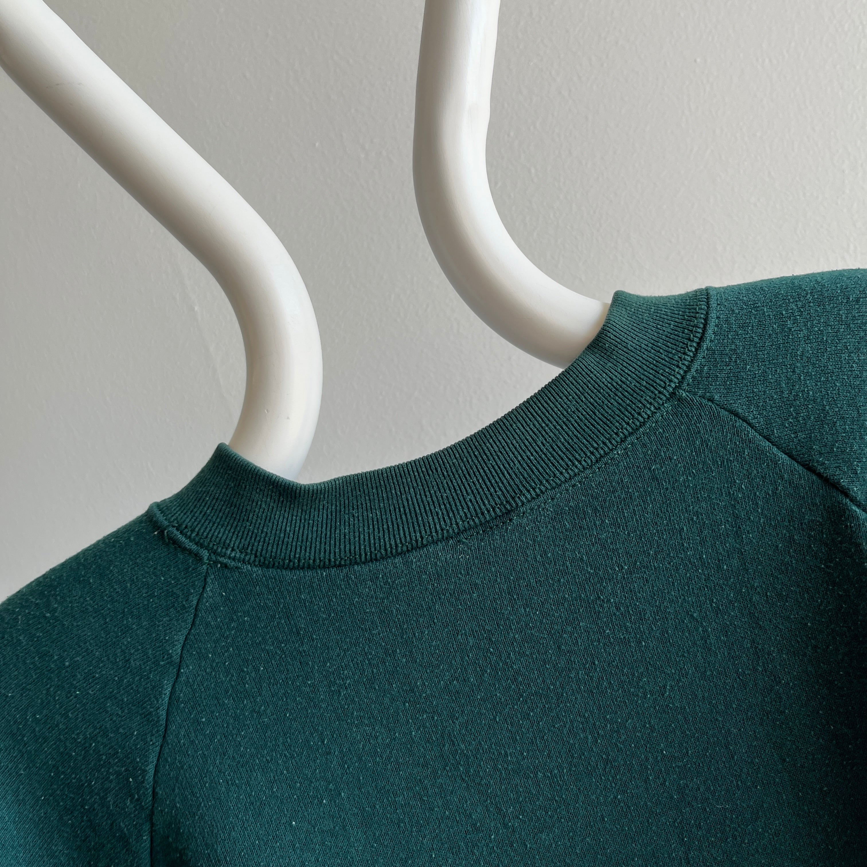 1990s Larger Forest/Hunter Green Sweatshirt