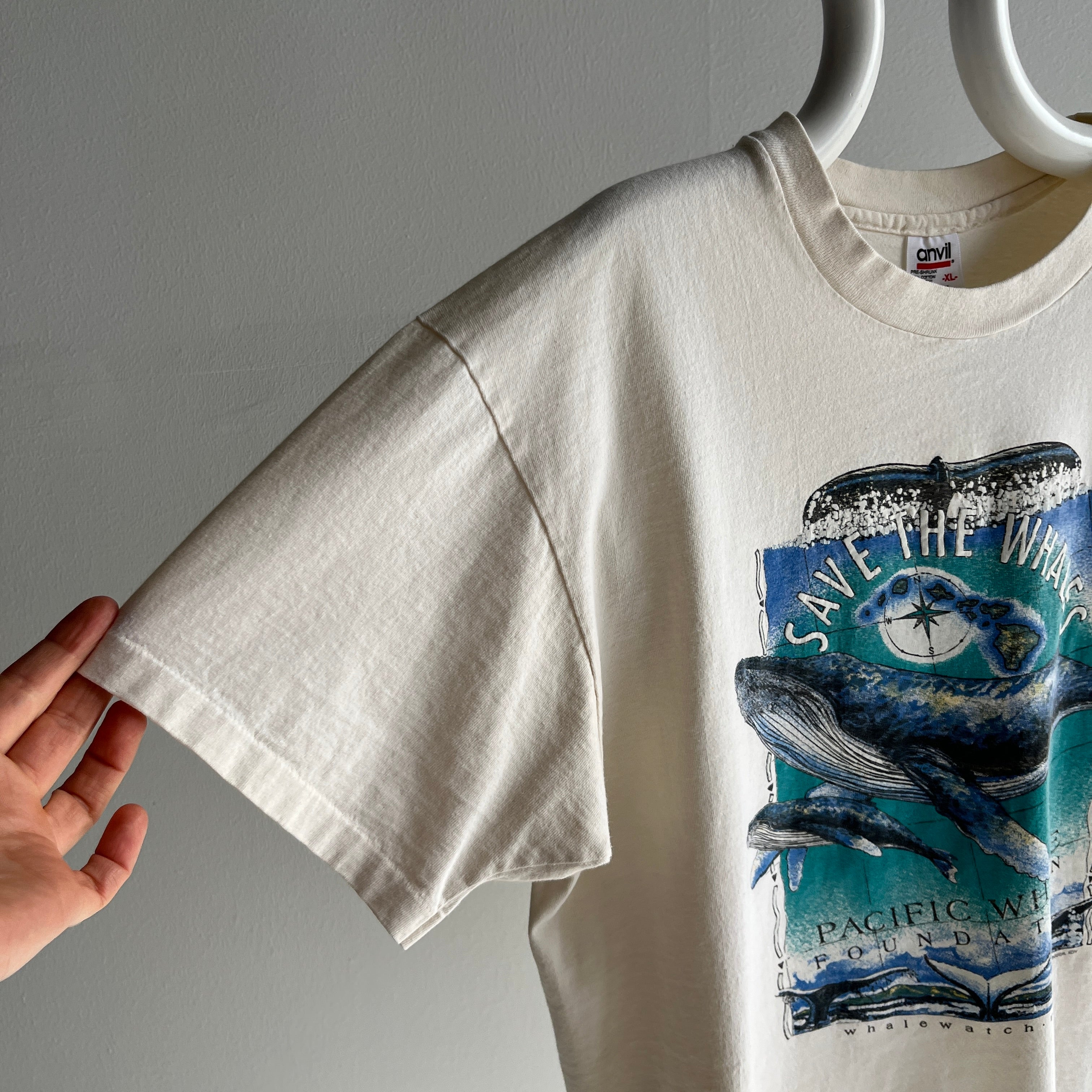 1994 Save The Whales Cotton T-Shirt