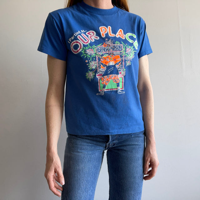 1980s I partied At Our Place Arcade T-Shirt