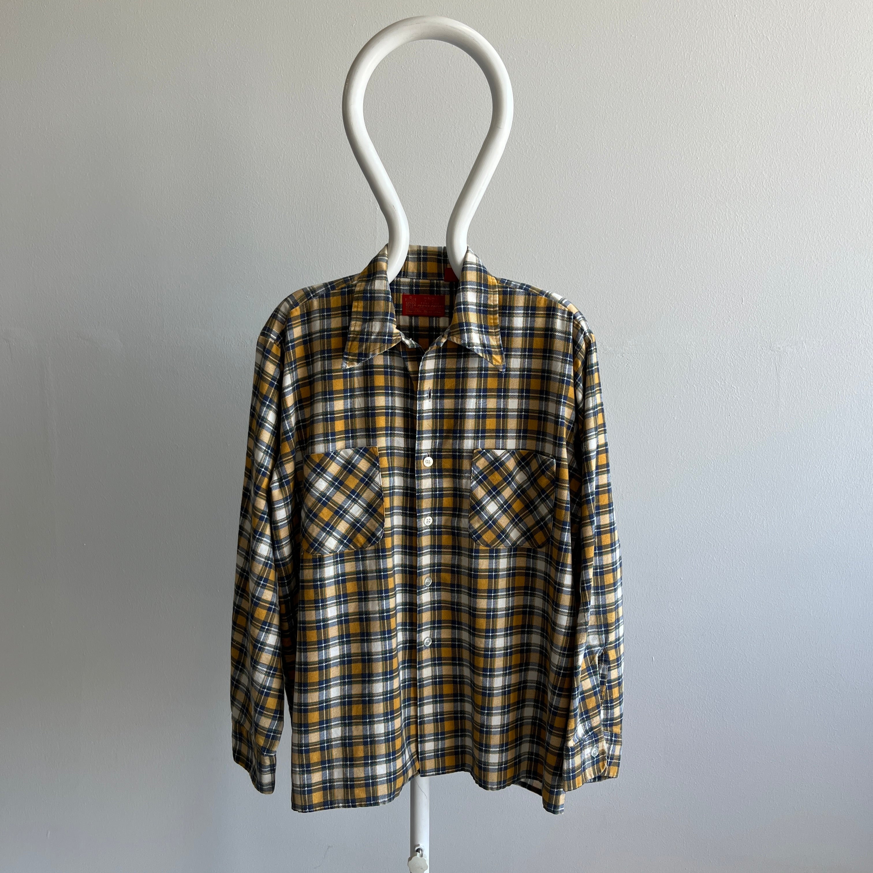 1970/80s Soft Kings Road Flannel by Sears