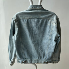 1980s Guess Denim Jean Jacket - Pleated Cuffs - What a Delight!