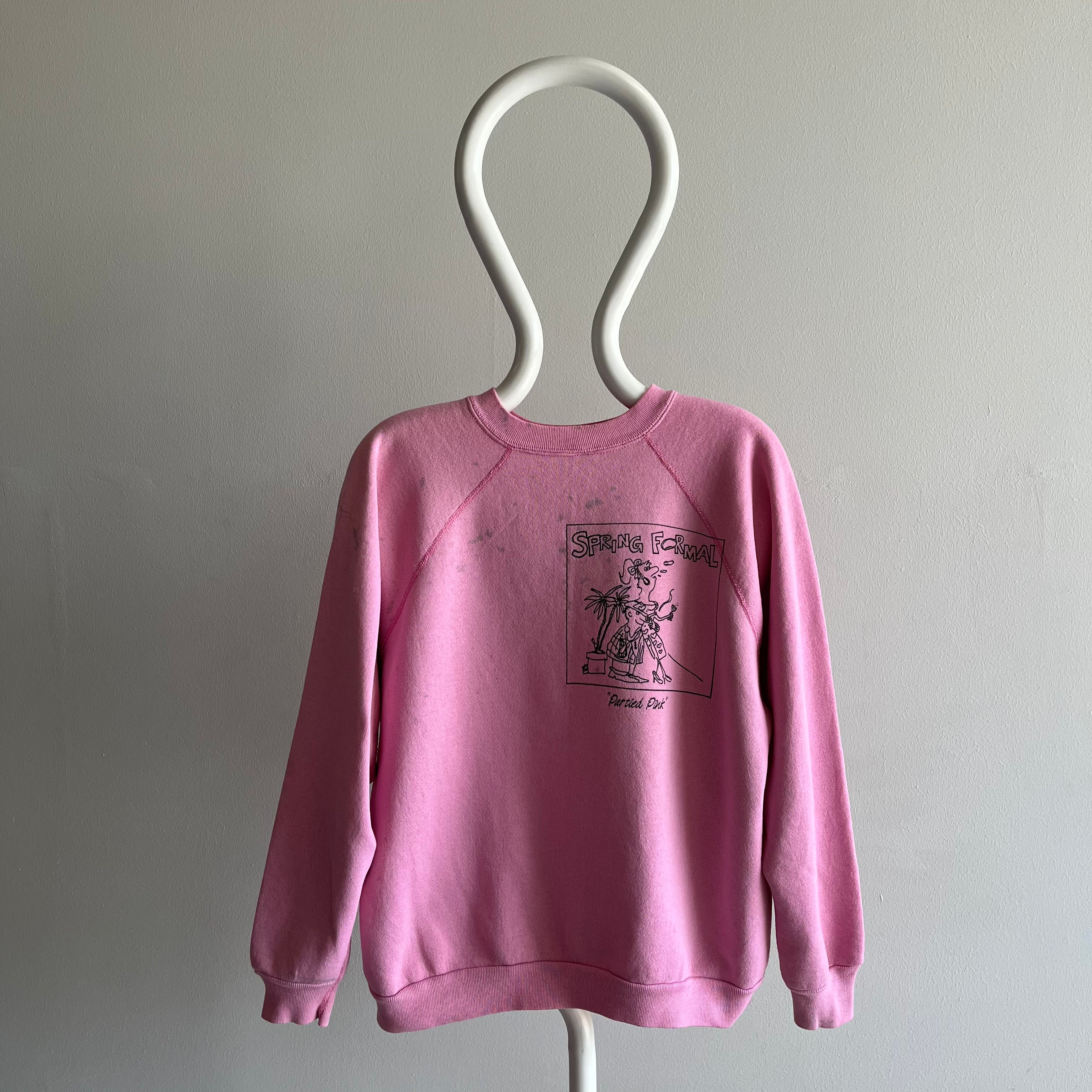 1988 Delta Zeta Spring Formal - Front and Back - Sweatshirt