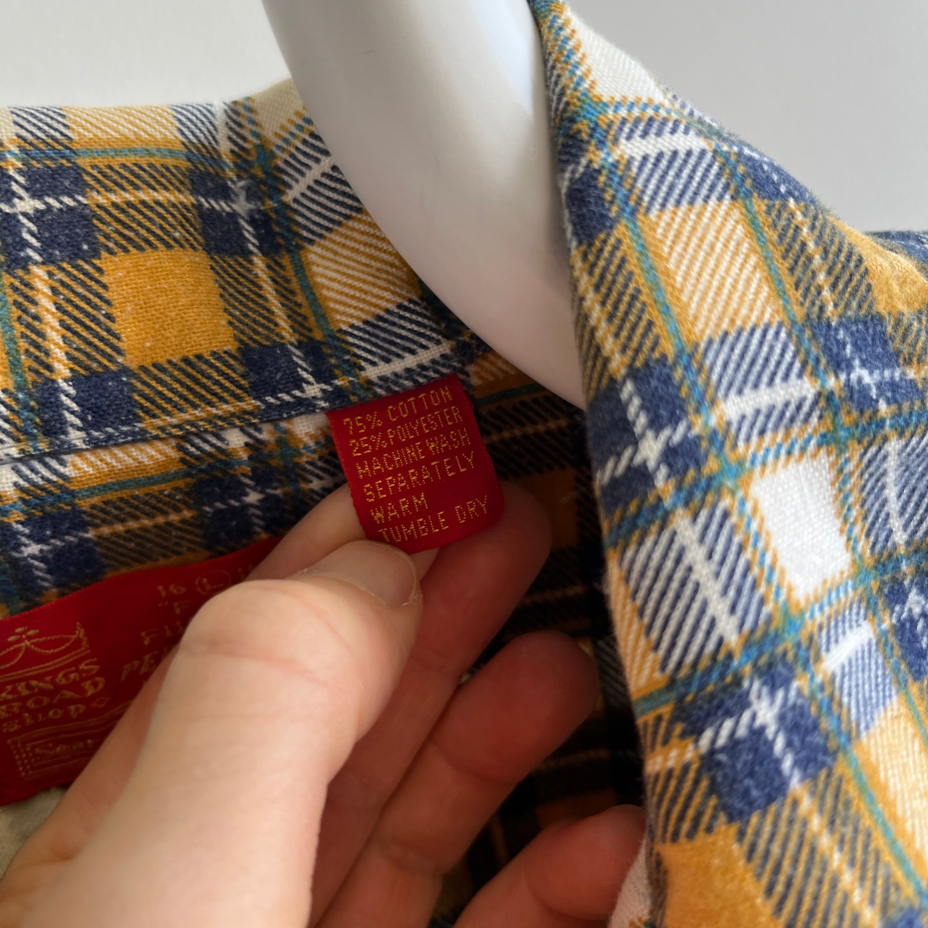 1970/80s Soft Kings Road Flannel by Sears