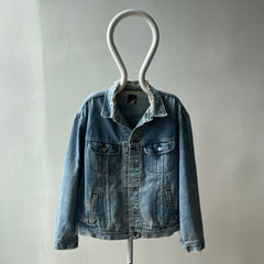 1990/2000s Riveted Lee Beat Up and Thrashed Beyond Denim Jean Jacket - Soft and Slouchy