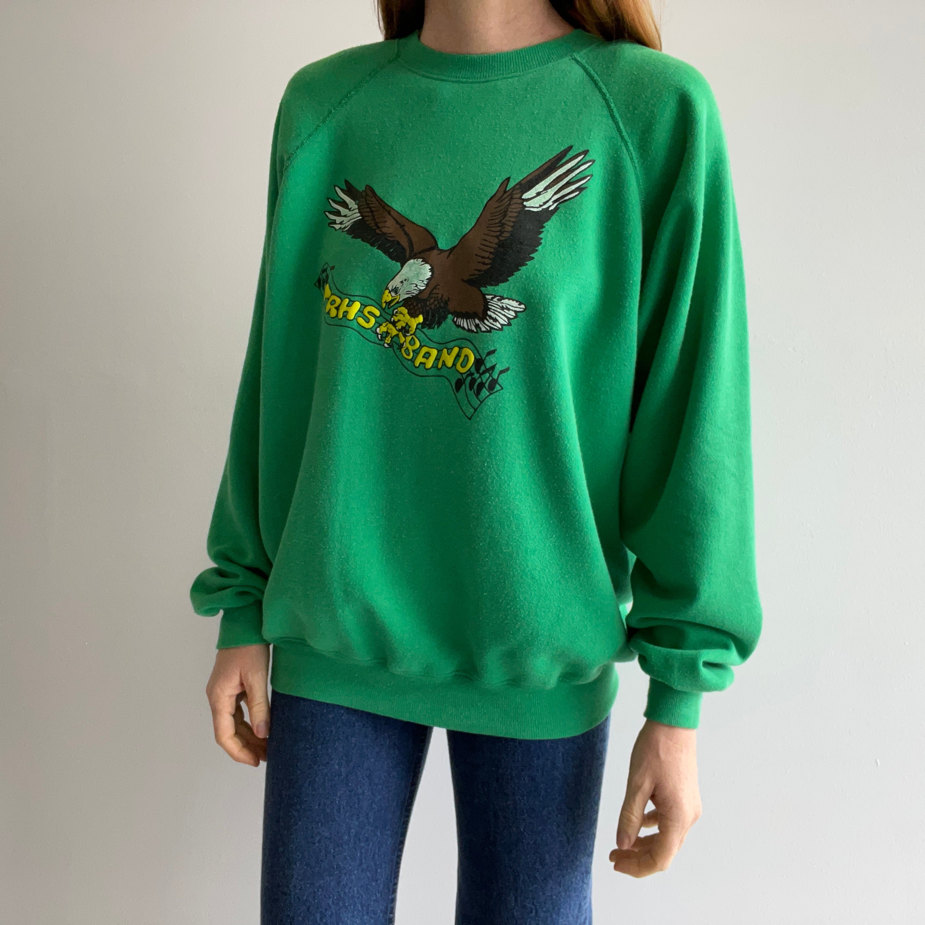 1980s TRHS Band Eagle Sweatshirt - So Good