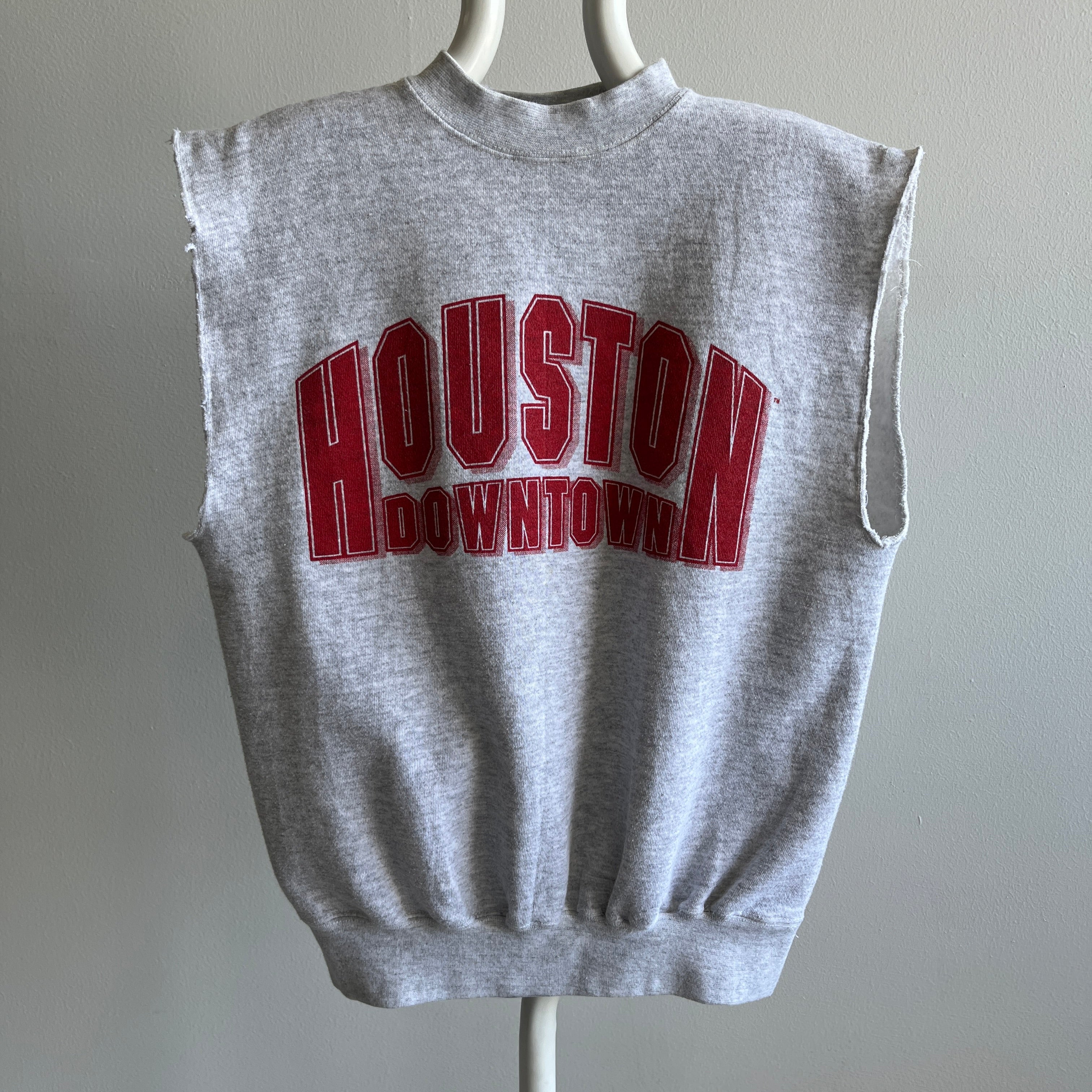 1980s Houston Downtown DIY Warm Up Sweatshirt