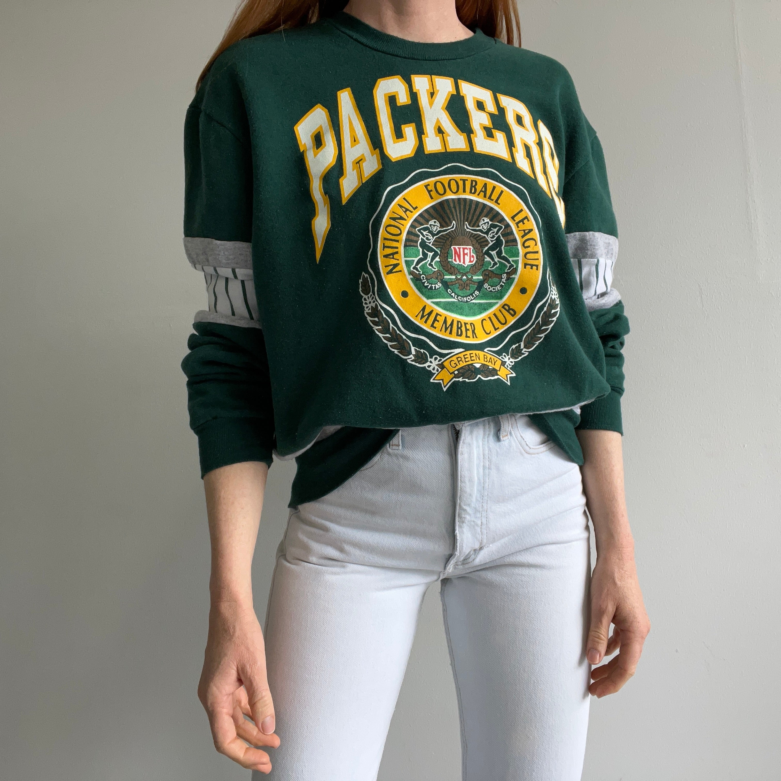 throwback green bay packers sweatshirt