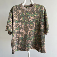 1990s Super Boxy Moss Oak Hunting Camo Pocket T-Shirt (Personal Collection)