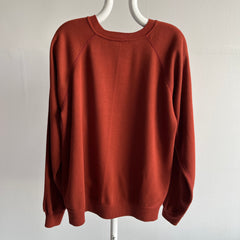 1970s Soft and Cozy Rusty Chocolate Raglan