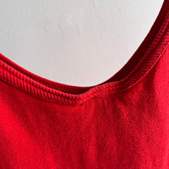 1980/90s Blank Red Tank Top - It's So Good