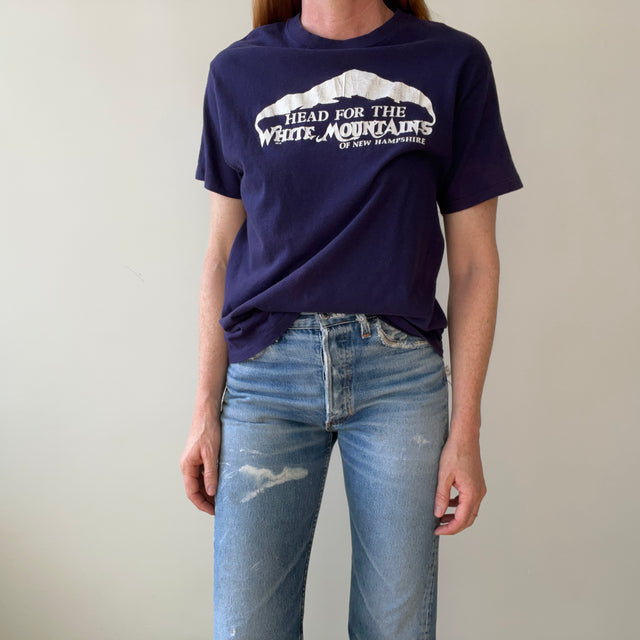 1980s Head For The White Mountains Of New Hampshire T Shirt