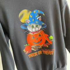 1990s Halloween Cat Sweatshirt - Oh My!