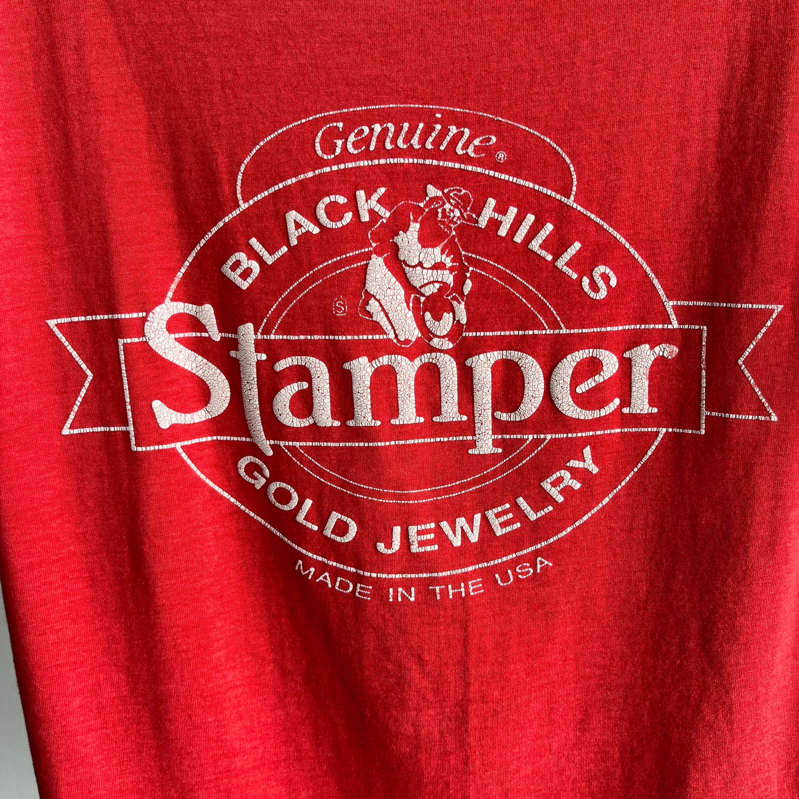 1989 Black Hills Marathon Volunteer Front and Back Worn T-Shirt
