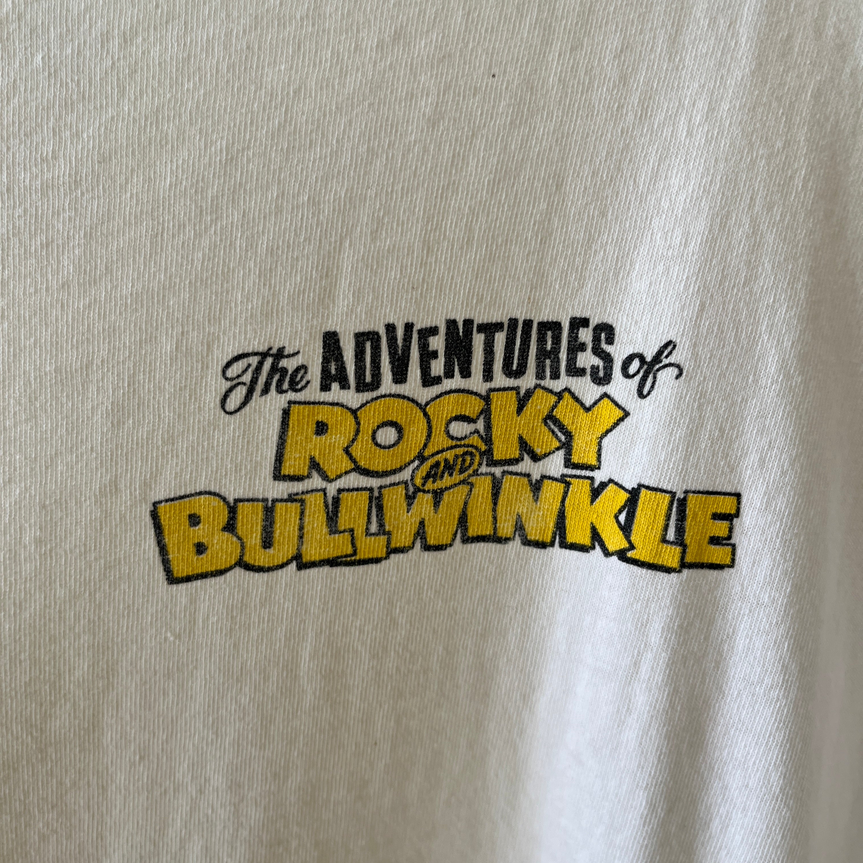 1990s Rocky And Bullwinkle T-Shirt - Who Remembers??