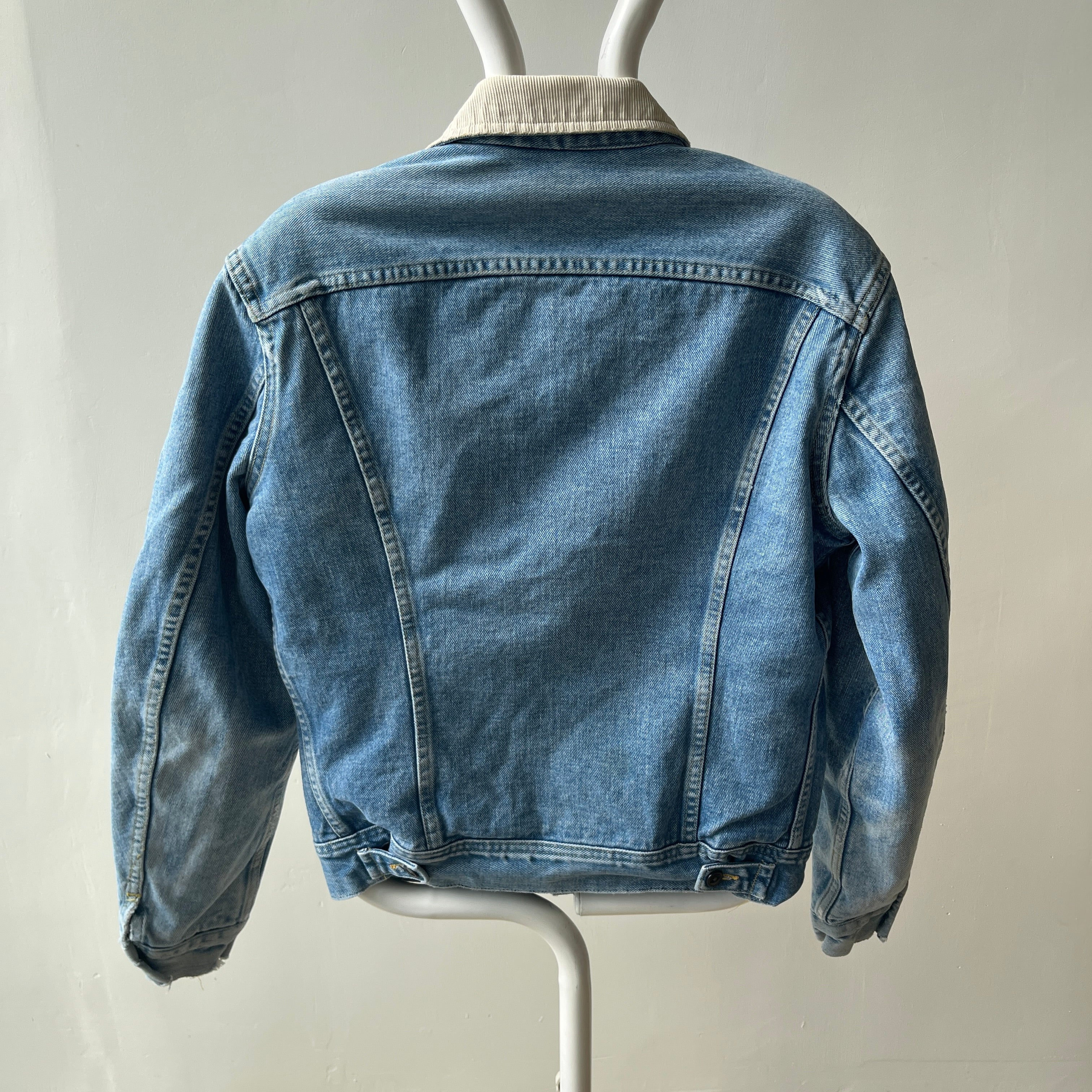 1980s Lee Storm Rider Denim Jean Jacket - Highly Collectible (Bad Headless Selfie, But Great Jacket)