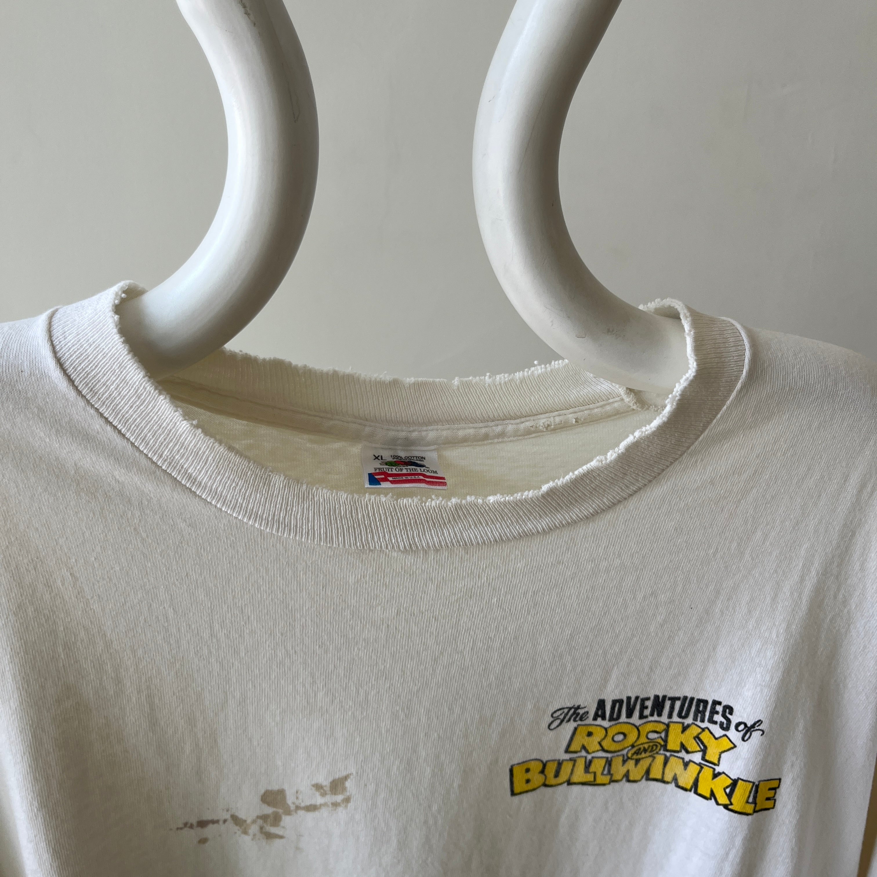1990s Rocky And Bullwinkle T-Shirt - Who Remembers??
