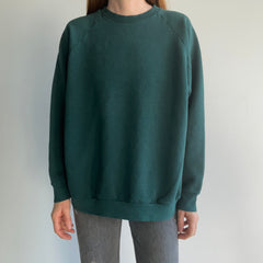 1990s Blank Hunter/Forest Green Sweatshirt