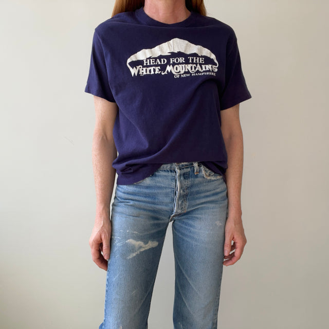 1980s Head For The White Mountains Of New Hampshire T Shirt