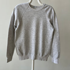 1980s Blank Grey Sweatshirt