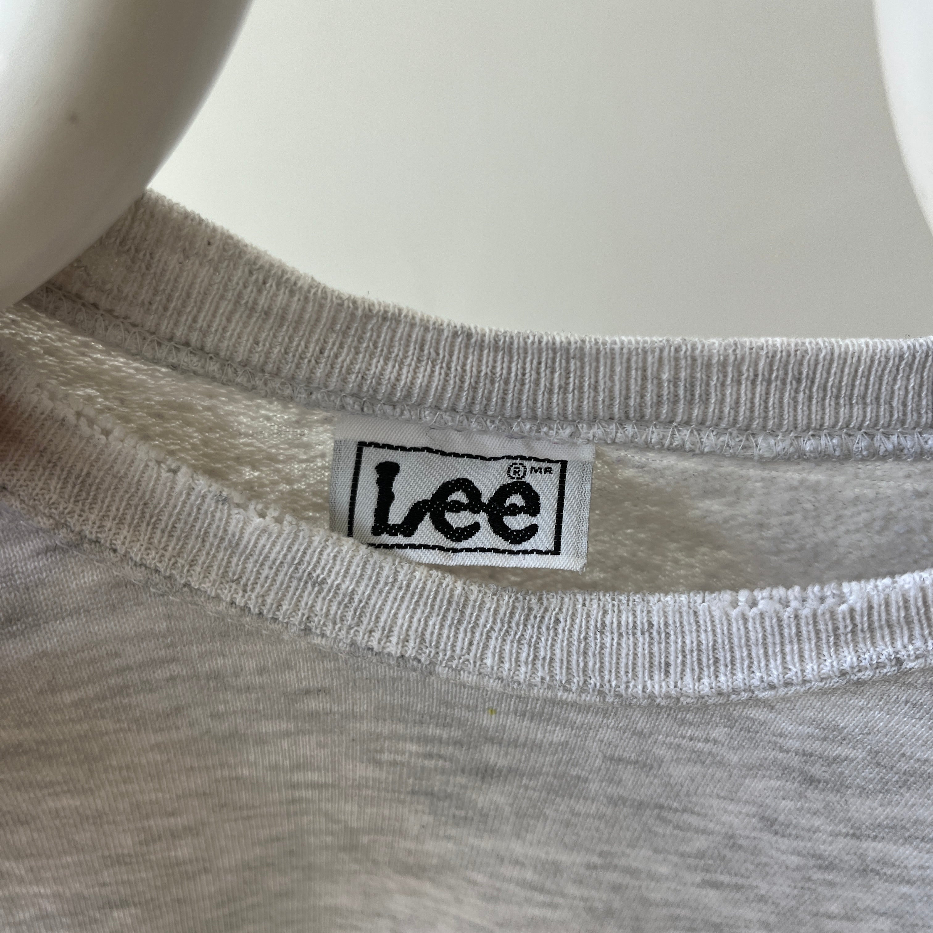 1980s Blank Grey Sweatshirt