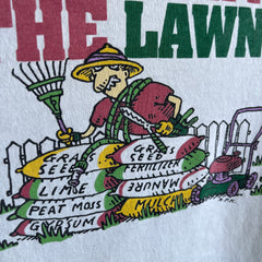 1990s I Fought The Lawn and The Lawn One - Shoebox Cartoon T-Shirt