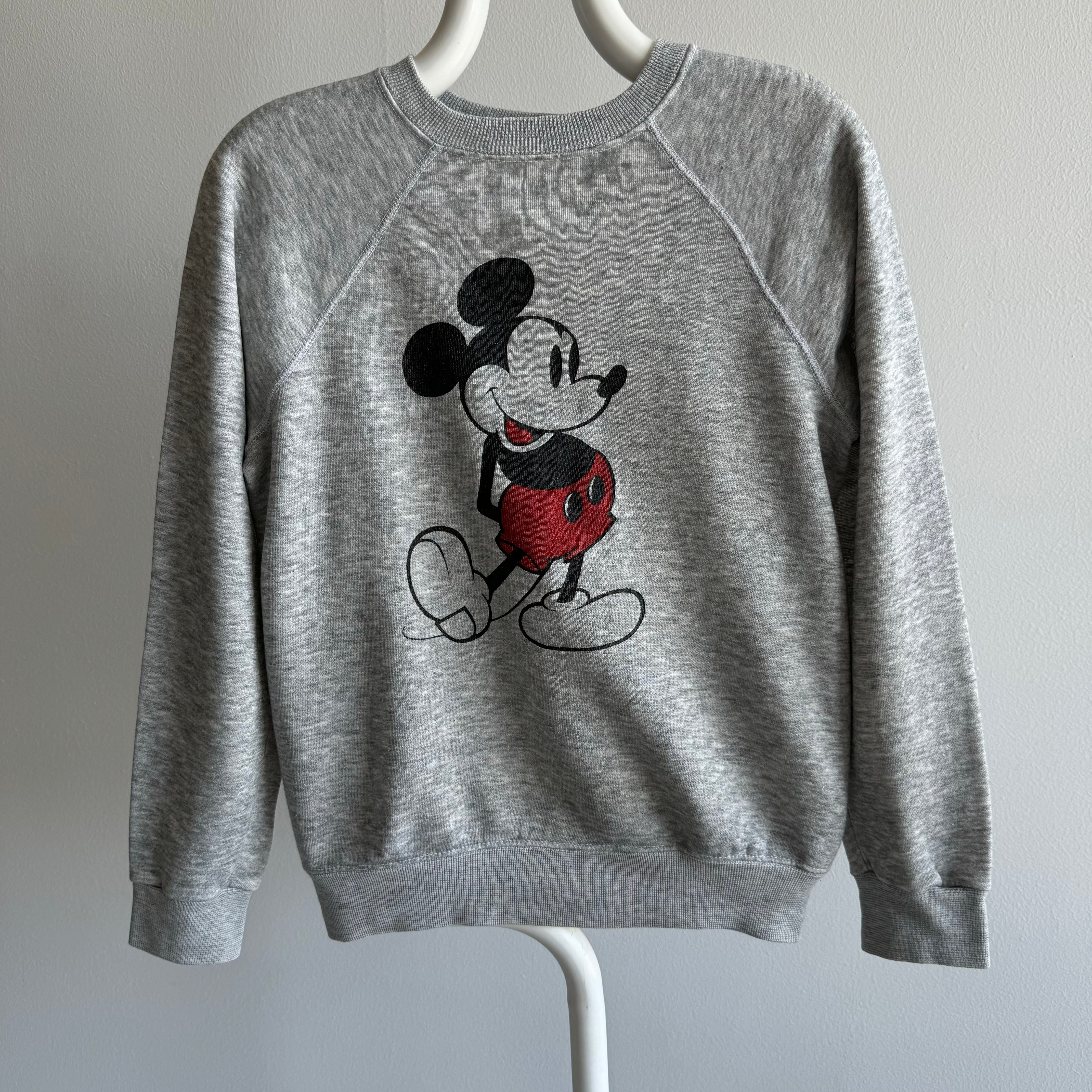 1970/80s Almost Pristine Mickey Raglan Sweatshirt - Collectible