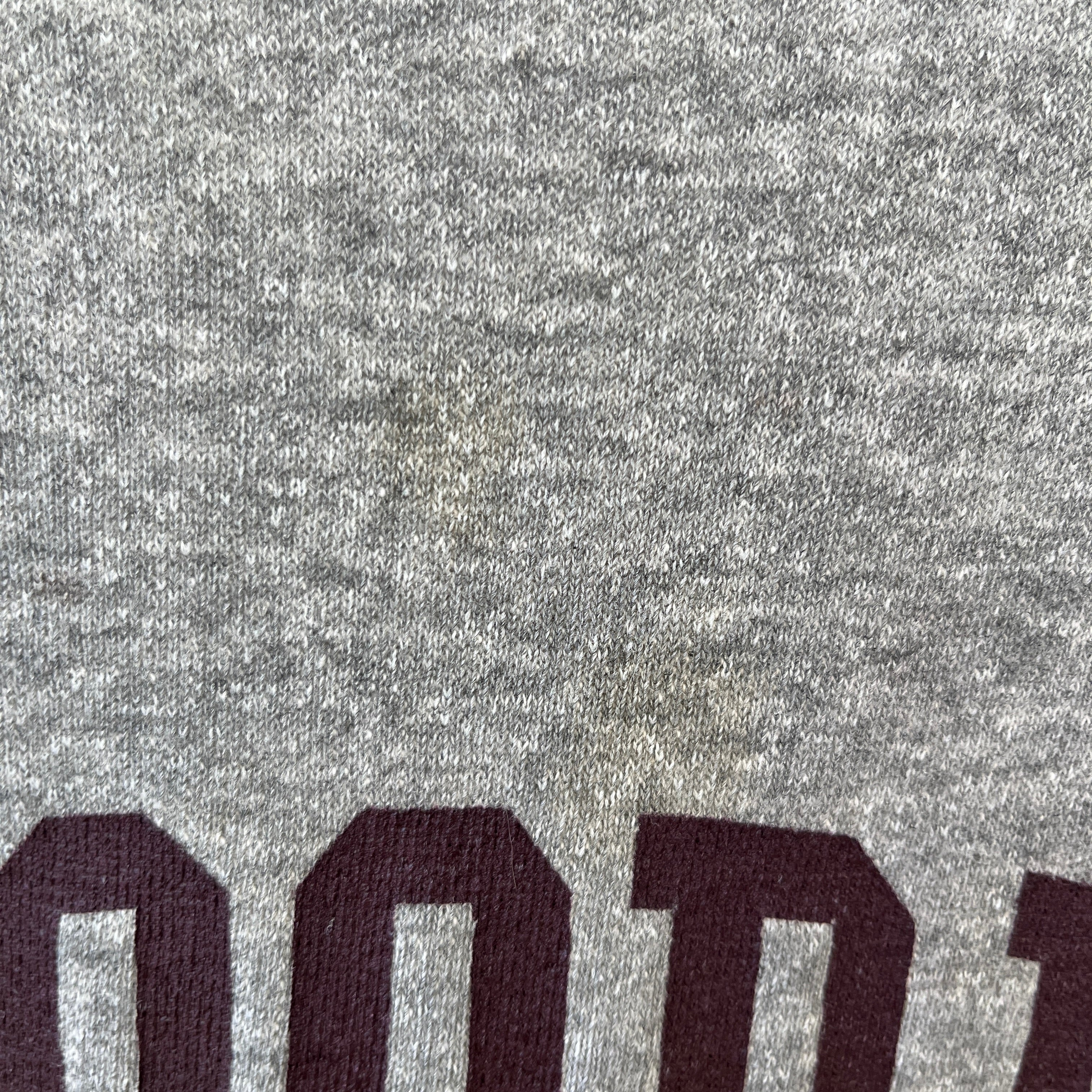 1970s Grey Concordia College Raglan Sweatshirt