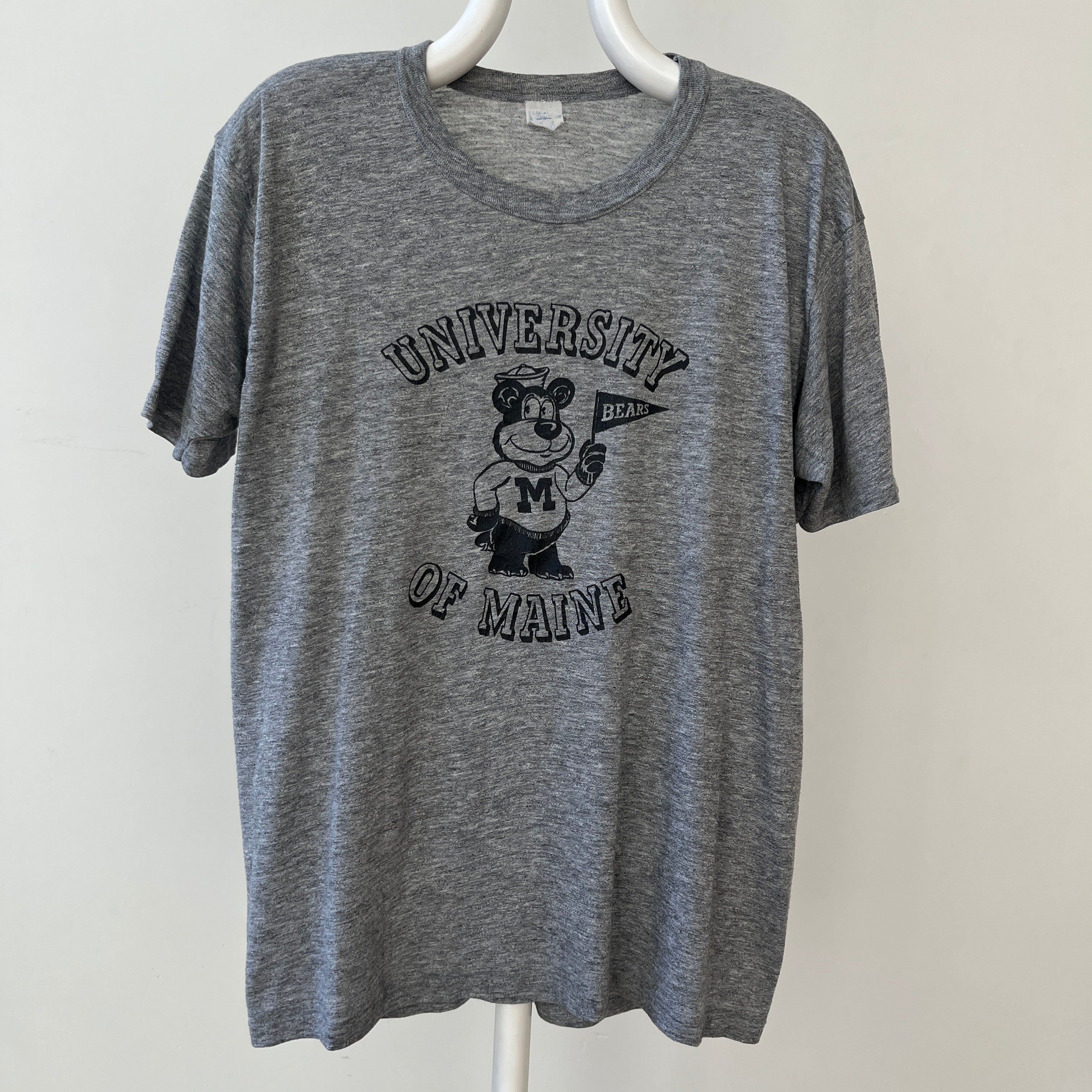 1980s University Of Maine Bears T Shirt