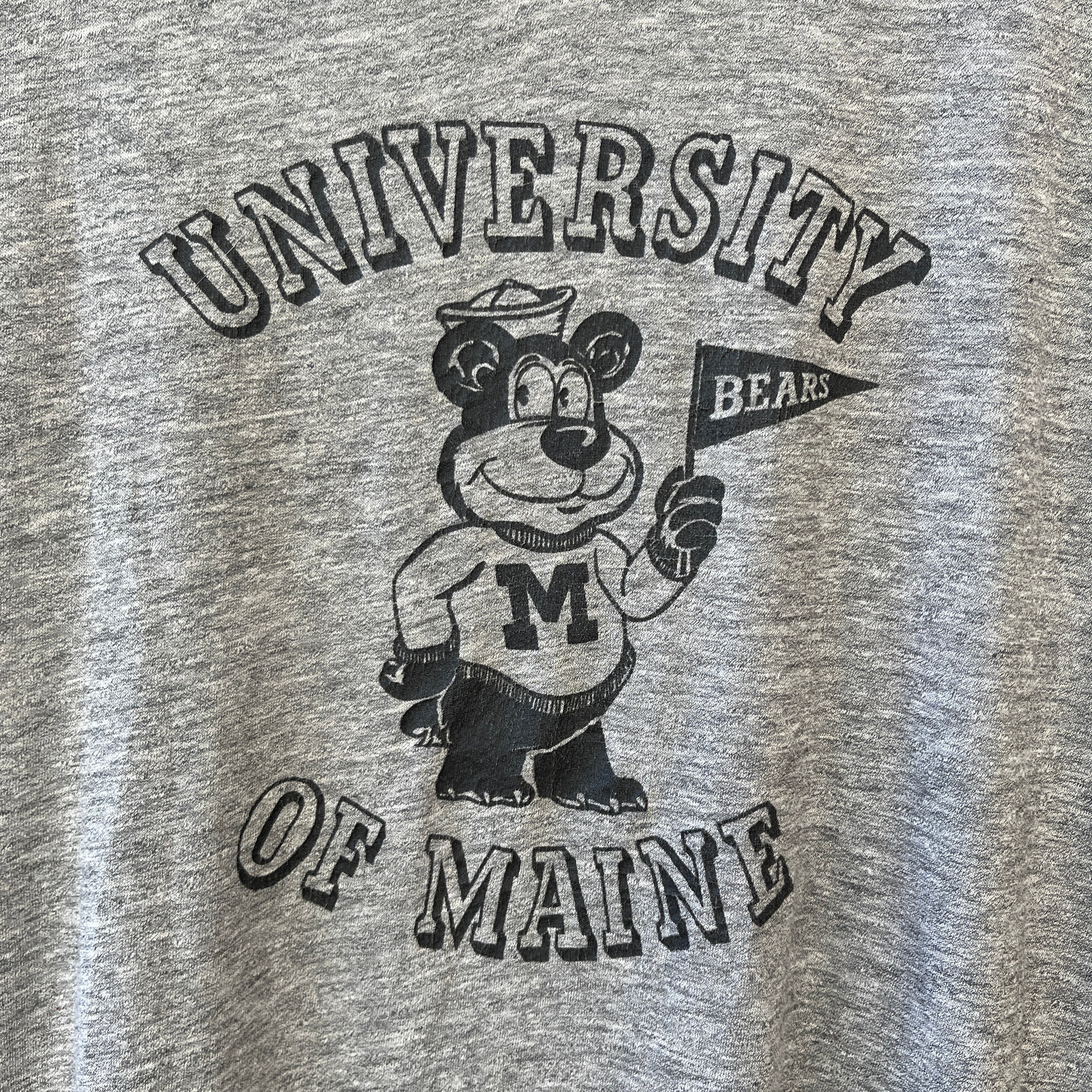 1980s University Of Maine Bears T Shirt