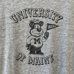 1980s University Of Maine Bears T Shirt