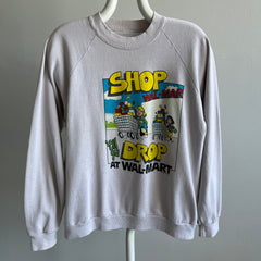 1980s Wal-Mart Shop Til You Drop Sweatshirt - OMG