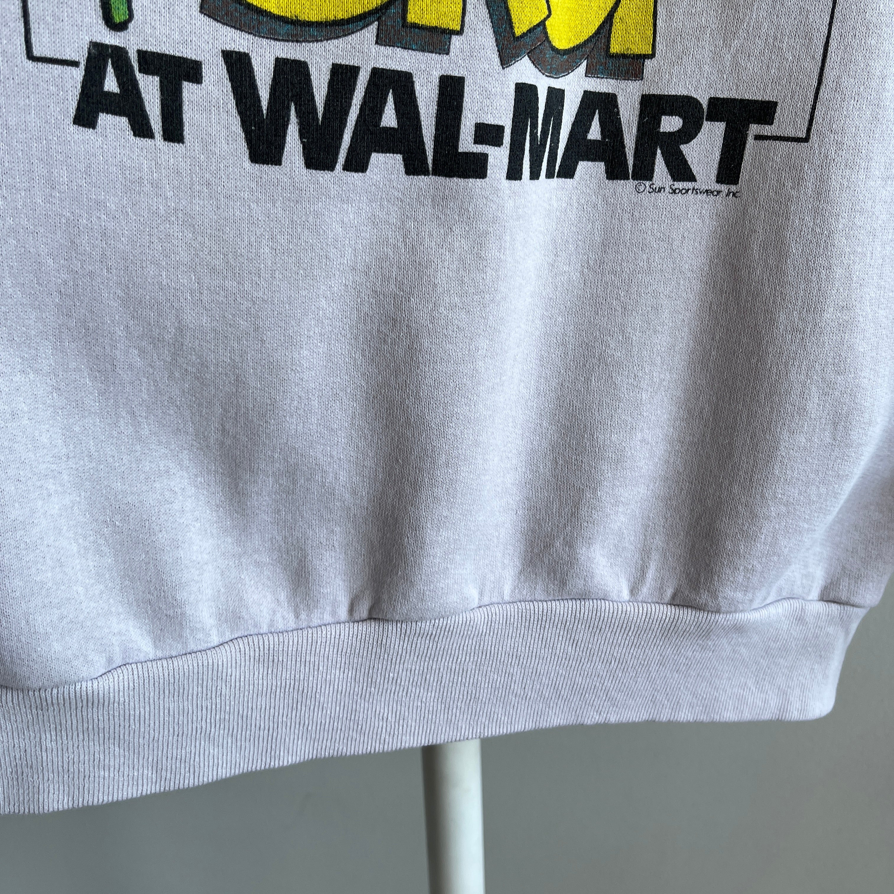 1980s Wal-Mart Shop Til You Drop Sweatshirt - OMG