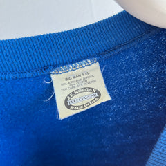 1980s Blank Blue Sweatshirt