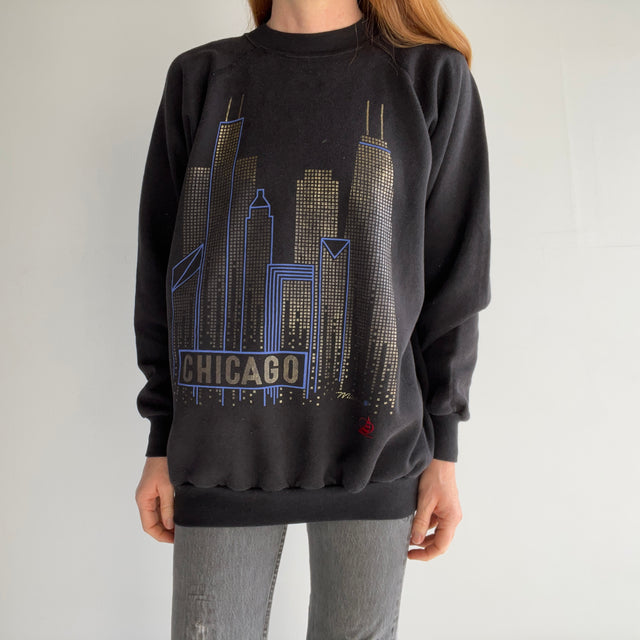 1980s Chicago Skyline Fabulous Tourist Sweatshirt