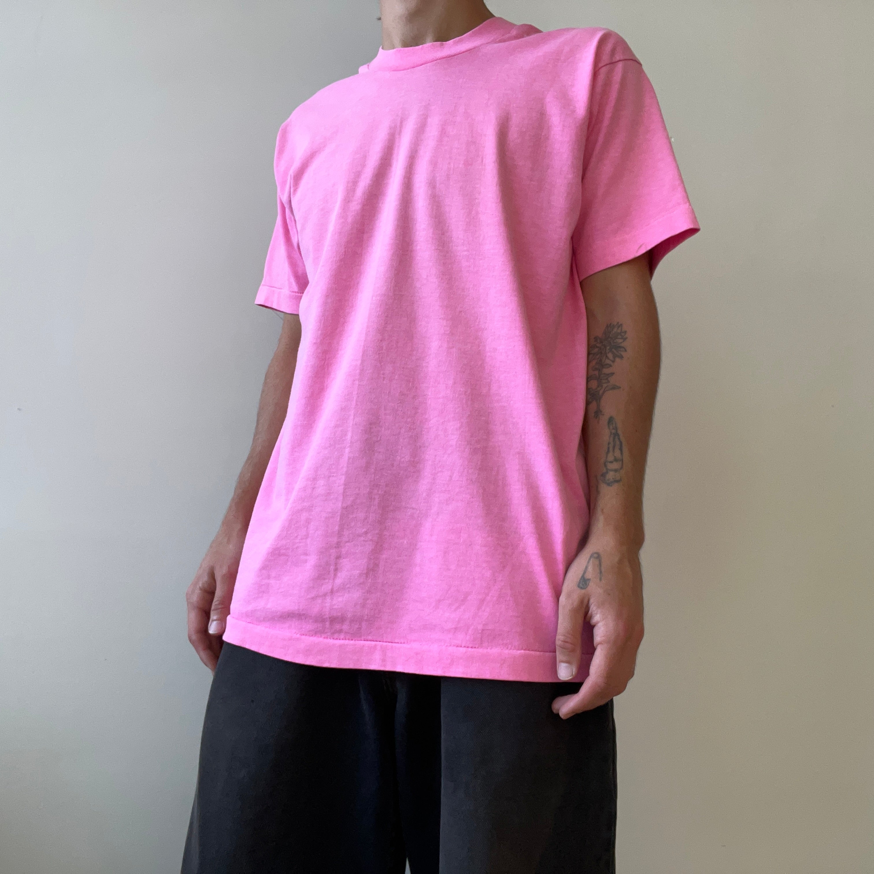 1980s/90s Blank Pink T Shirt