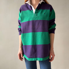 1980s Classically Awesome Ralph Lauren Medium Weight - Green and Purple