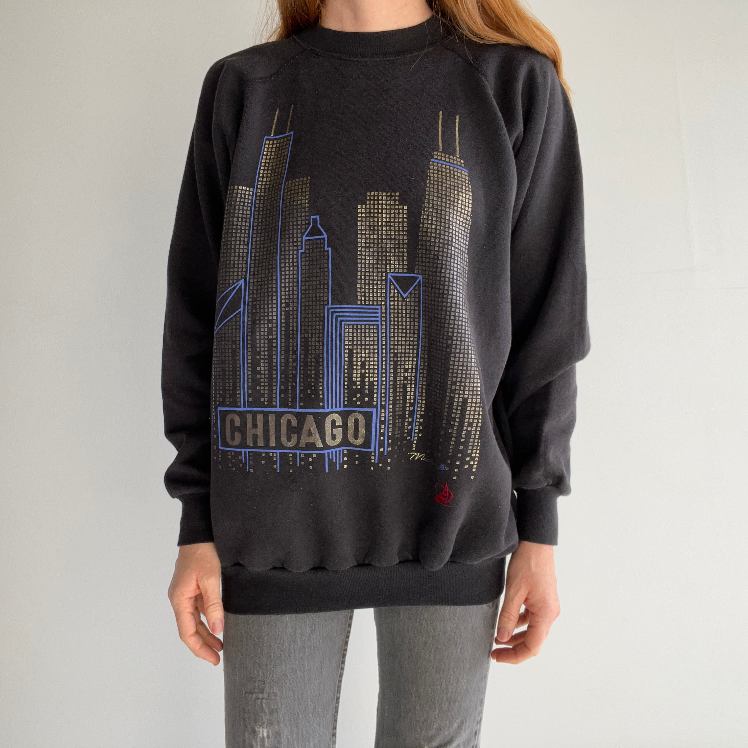 1980s Chicago Skyline Fabulous Tourist Sweatshirt