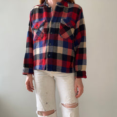 1940s/50s Plaid Wool Flannel - Single Owner