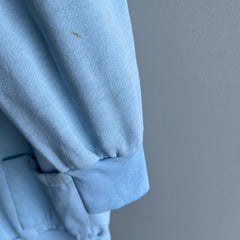 1970/80s Baby Blue Front Pocket Sweatshirt by Parrinello