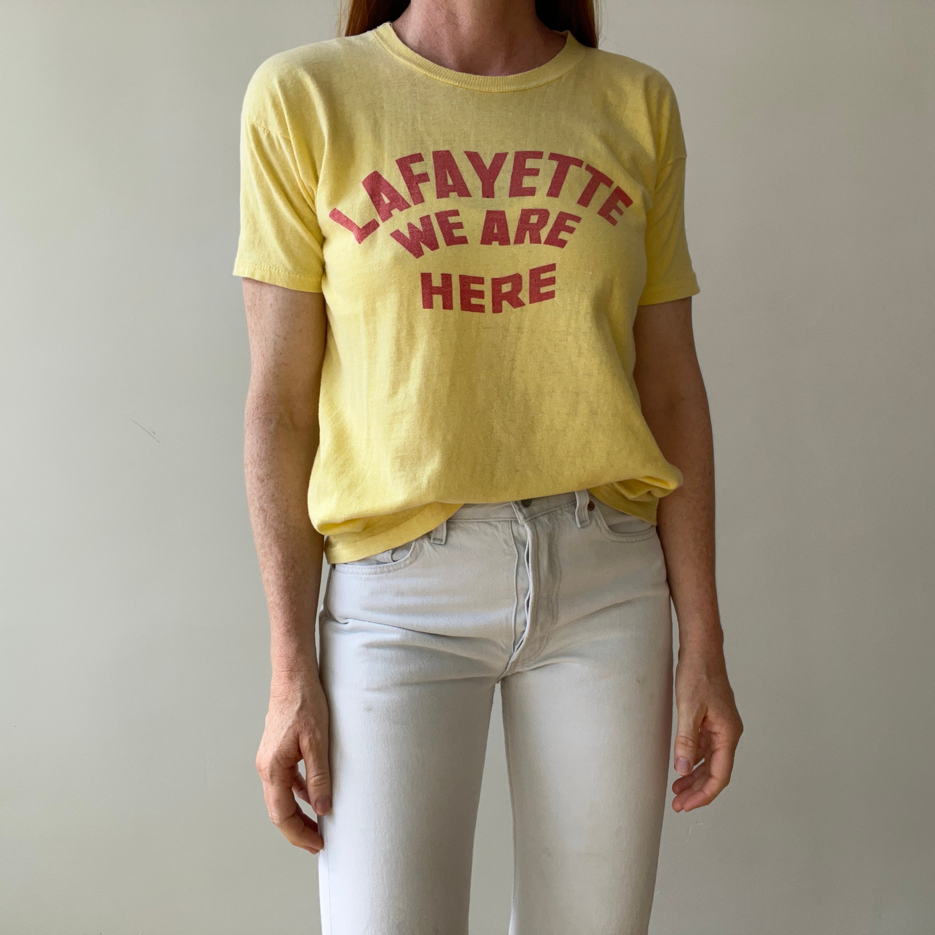 1970s Lafayette We Are Here T-Shirt