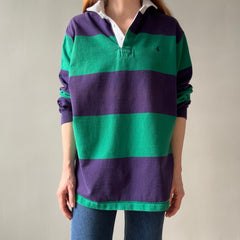 1980s Classically Awesome Ralph Lauren Medium Weight - Green and Purple